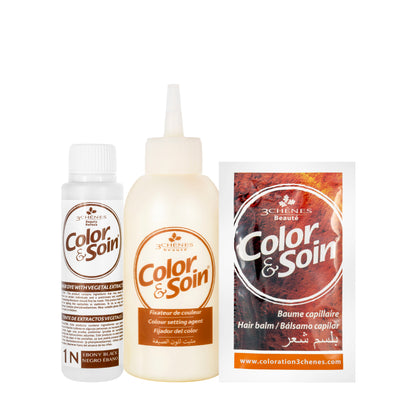 Color & Soin Permanent Hair Color [1N] Ebony Black
