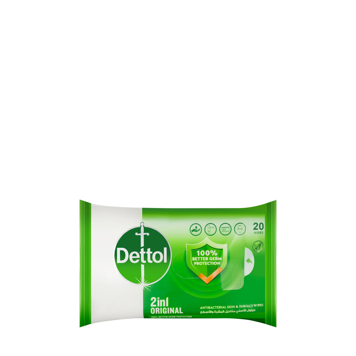 Dettol Anti-Bacterial Wipes 20 Pieces