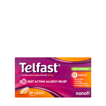 Telfast 120Mg 30 Tablets