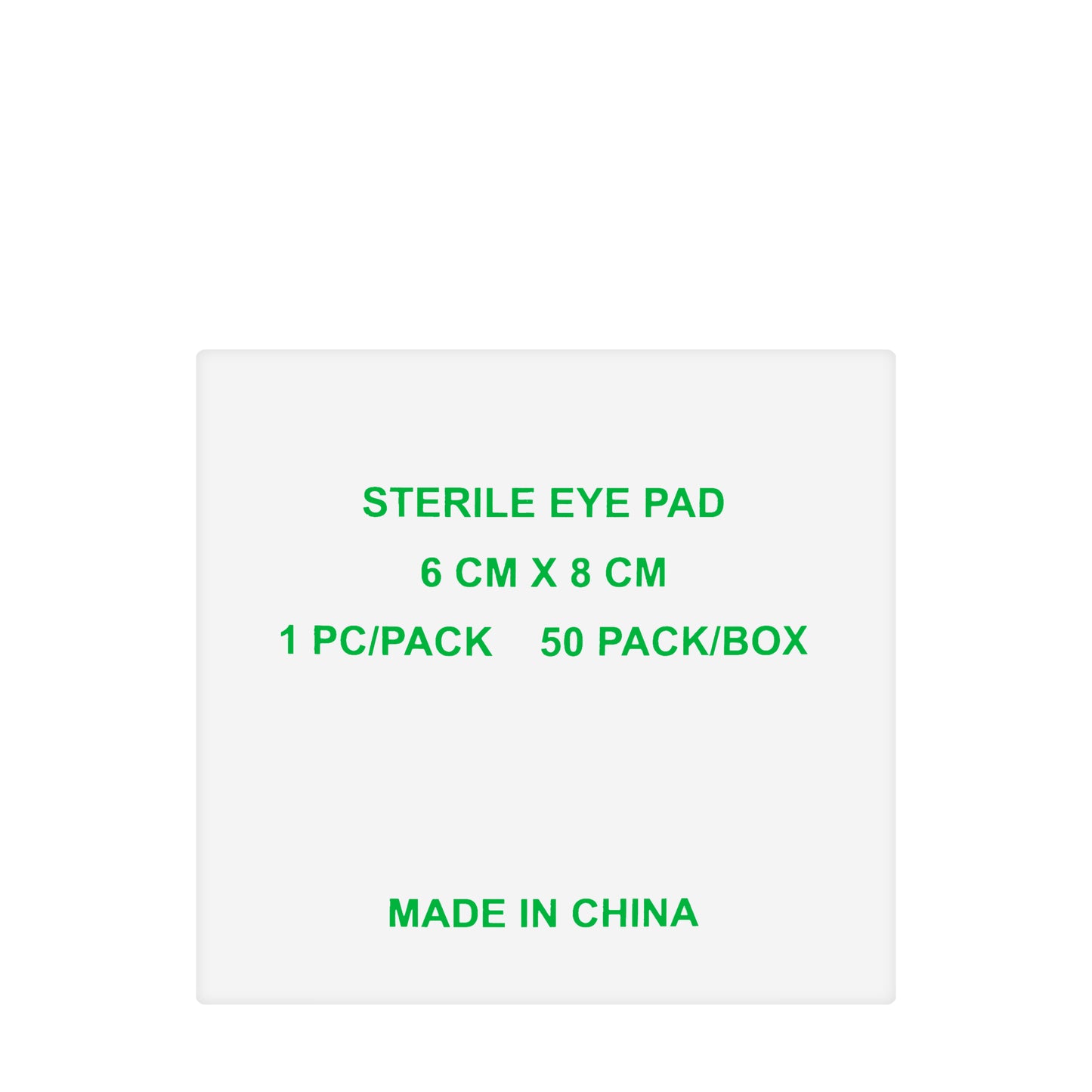 Eye Pad 8X6 Cm 50 Patchs [Madina]