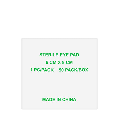 Eye Pad 8X6 Cm 50 Patchs [Madina]
