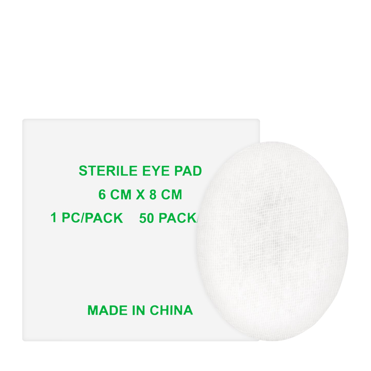 Eye Pad 8X6 Cm 50 Patchs [Madina]