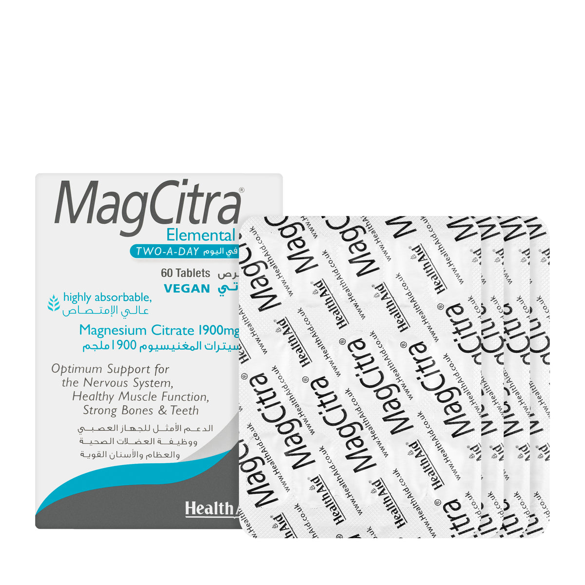 Health Aid Magcitra Elemental 60 Tablet