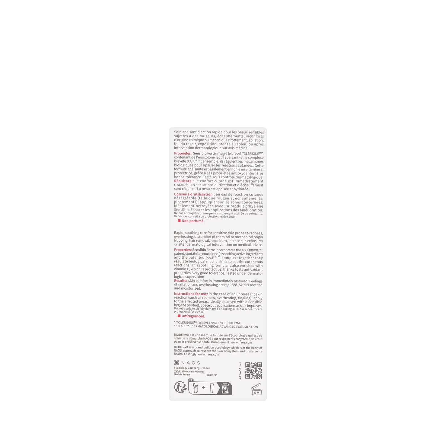 Bioderma Sensibio Forte Cream 40 Ml