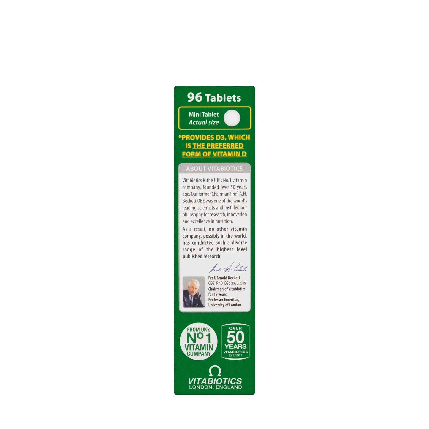 Vitabiotics Ultra D3 1000 IU 96 Tablets
