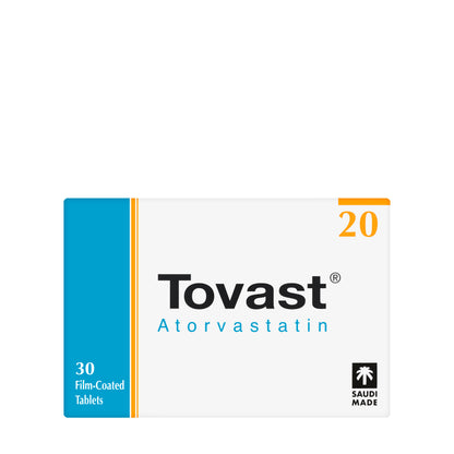 Tovast 20Mg 30 Tablets