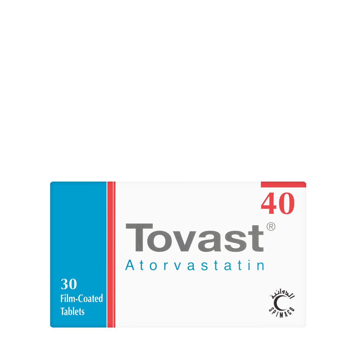 Tovast 40Mg 30 Tablets