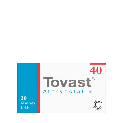 Tovast 40Mg 30 Tablets