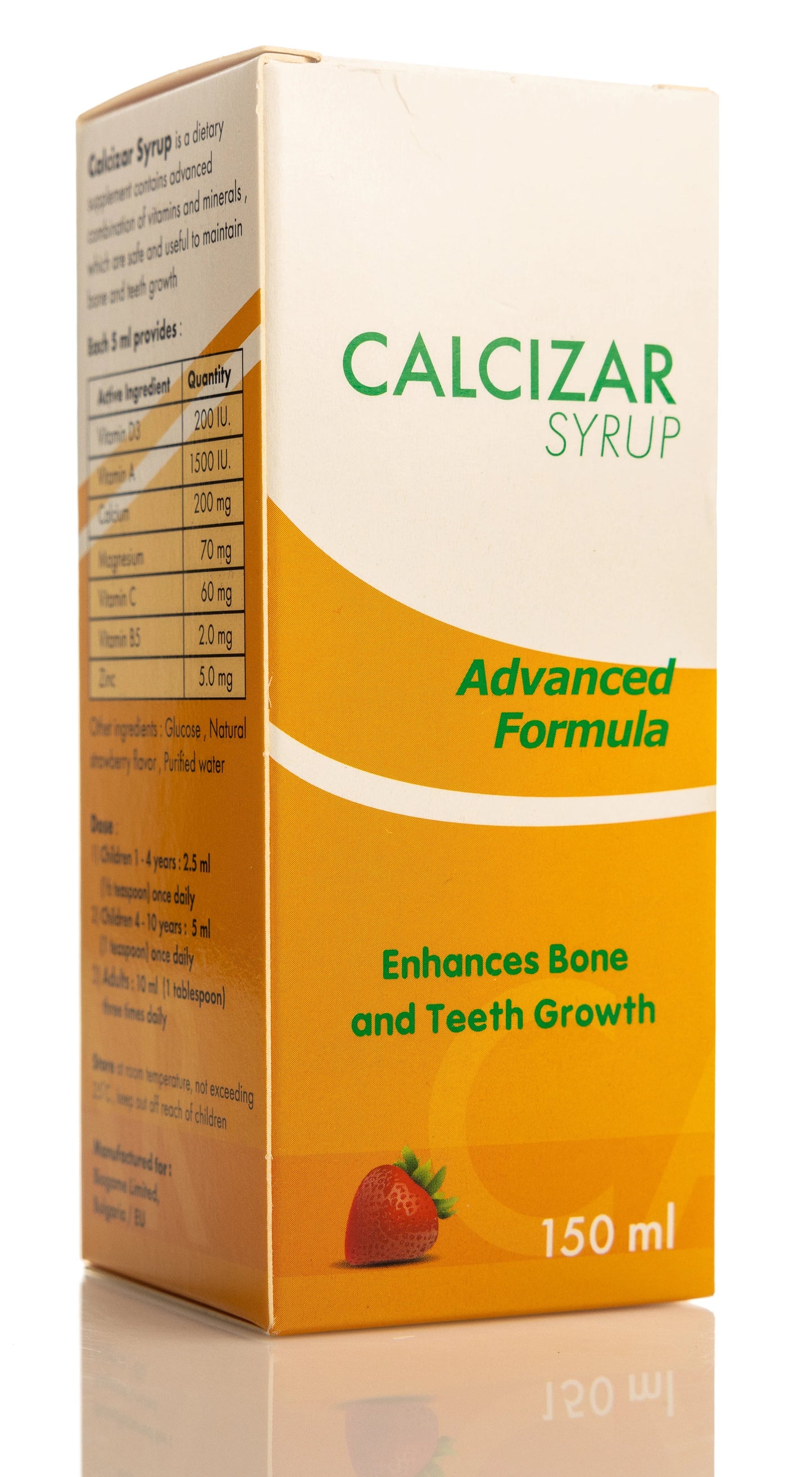 Calcizar Syrup 150 ml