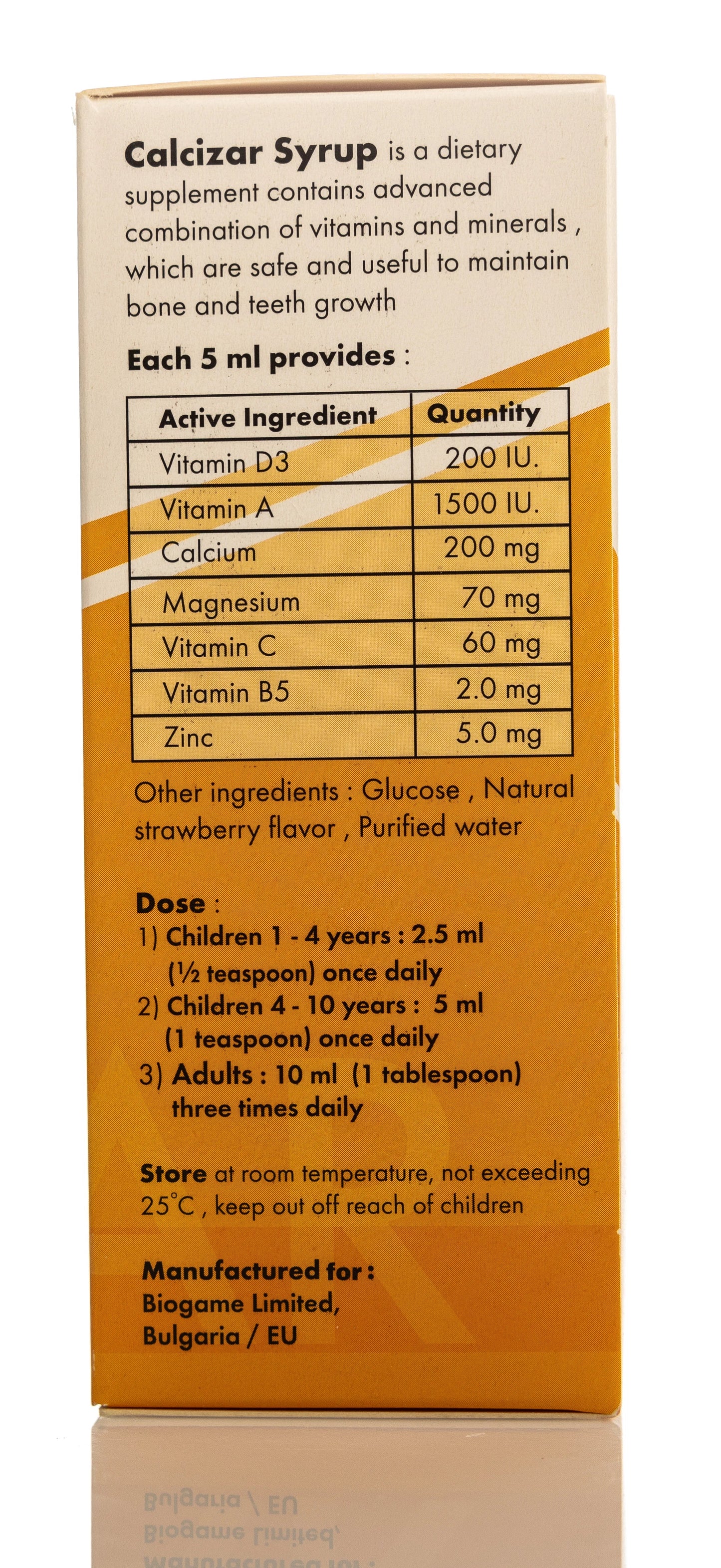 Calcizar Syrup 150 ml