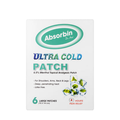 Absorbine Ultra Cold Patch 6 Pieces [Green]
