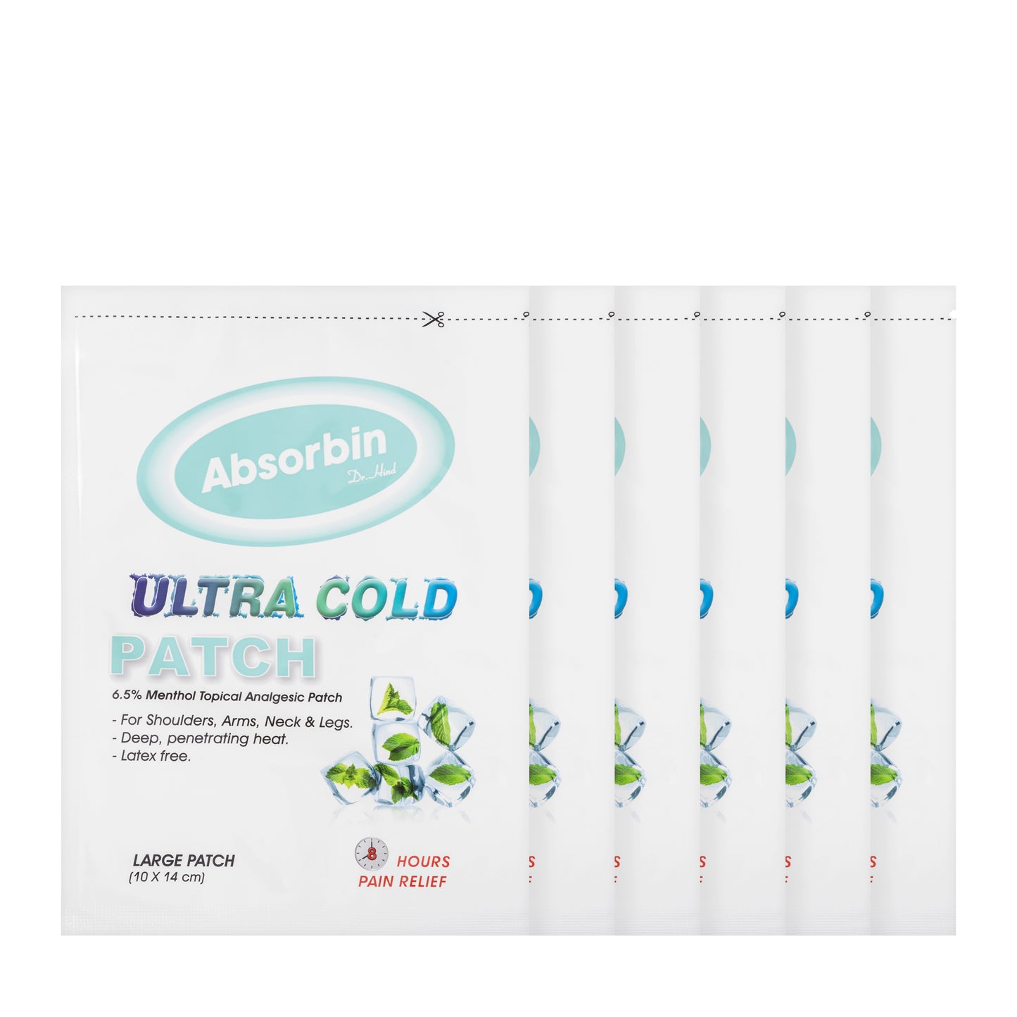 Absorbine Ultra Cold Patch 6 Pieces [Green]