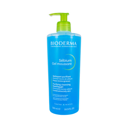 Bioderma Sébium Gel Moussant (Purifying Foaming Gel) 500 Ml