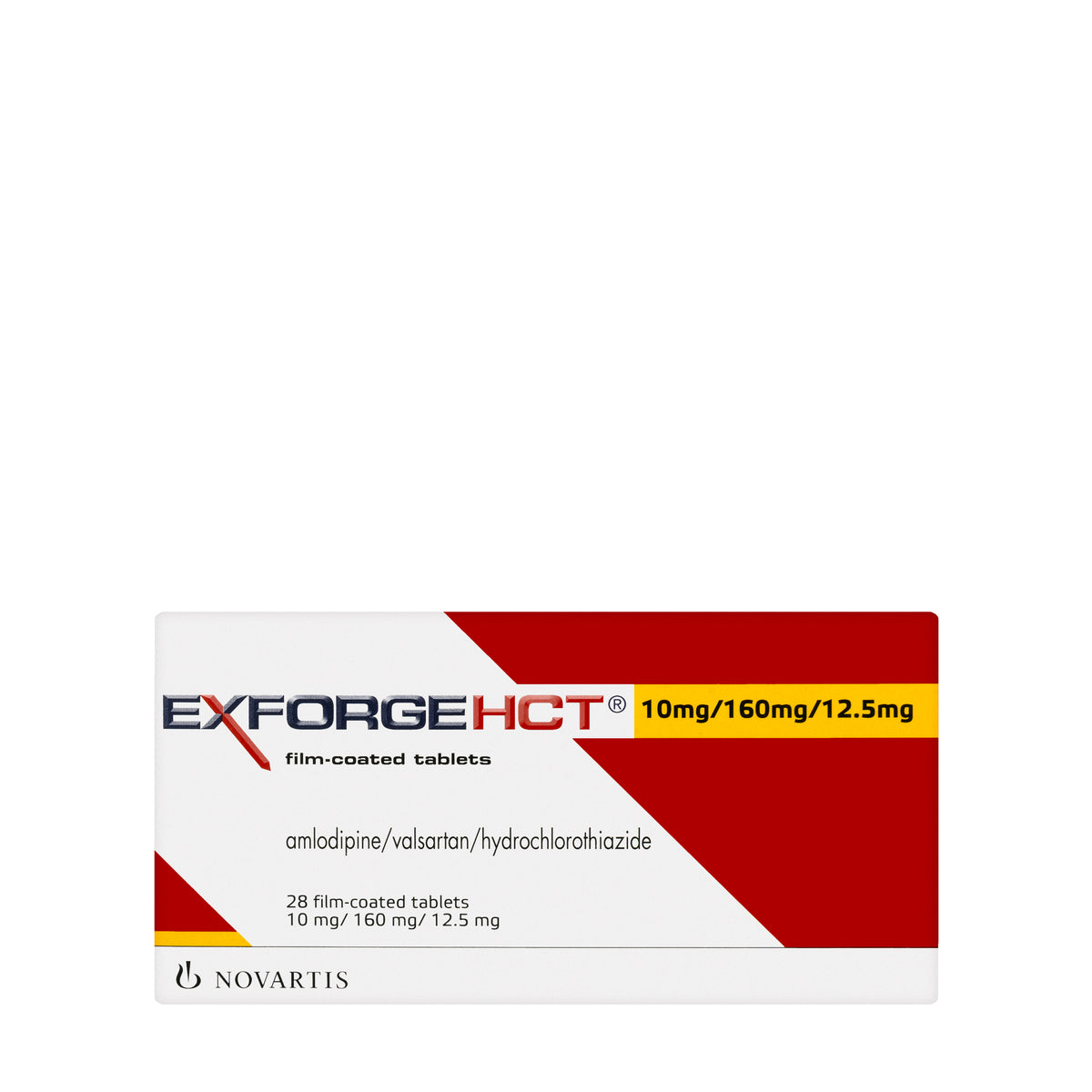Exforge Hct 10/160/12.5Mg 28 Tablets