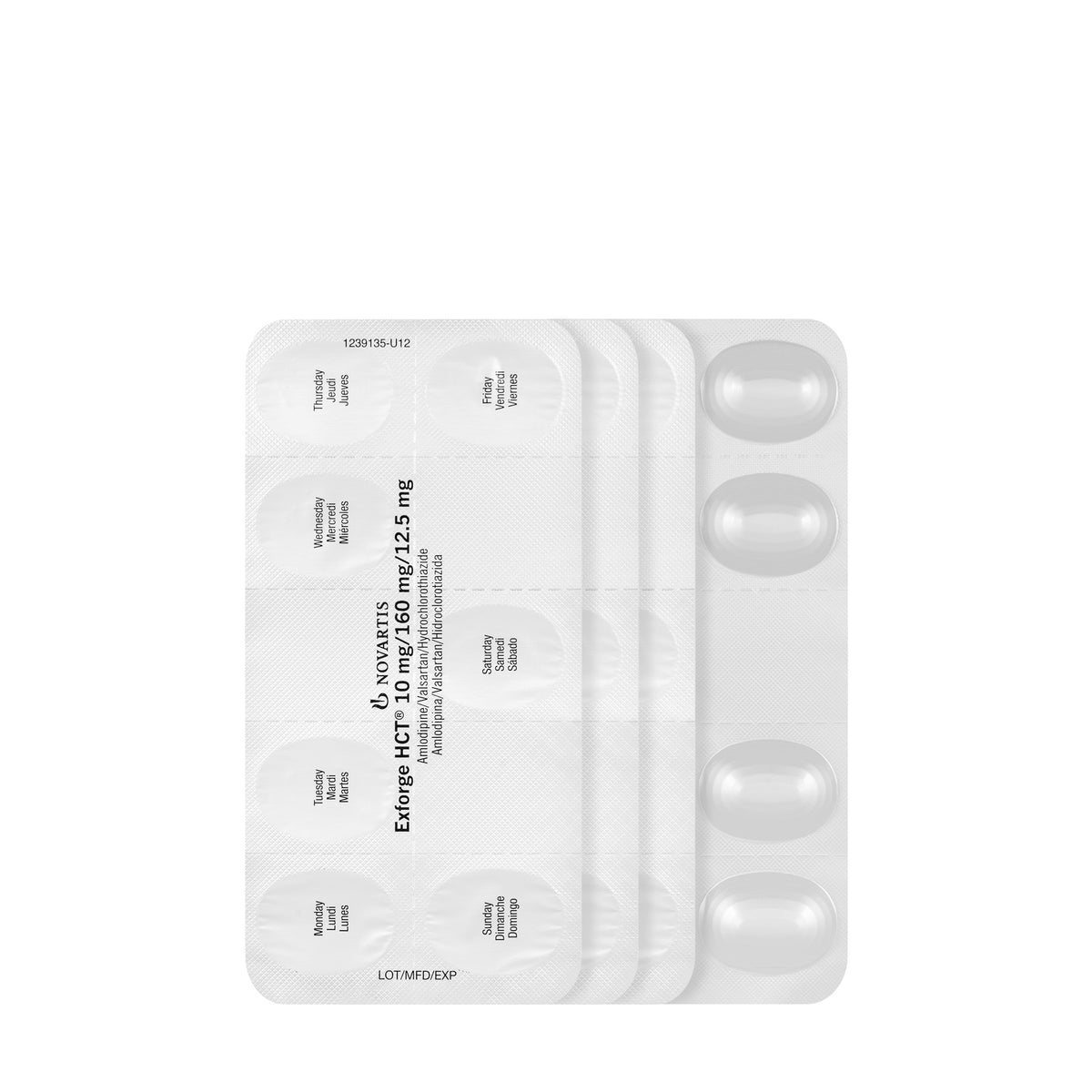 Exforge Hct 10/160/12.5Mg 28 Tablets