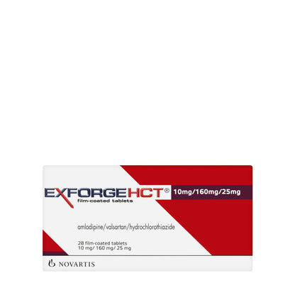 Exforge Hct 10/160/25Mg 28 Tablets