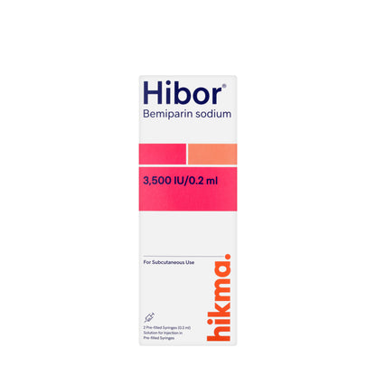 Hibor Injection 3500IU 0.2Ml 2Syring