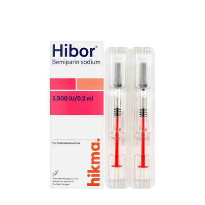 Hibor Injection 3500IU 0.2Ml 2Syring