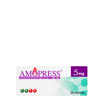 Amopress 5Mg 28 Capsules