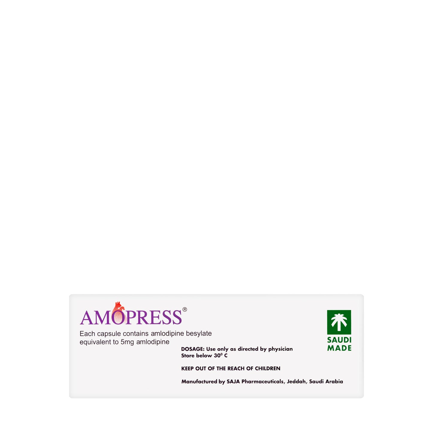 Amopress 5Mg 28 Capsules