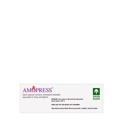 Amopress 5Mg 28 Capsules
