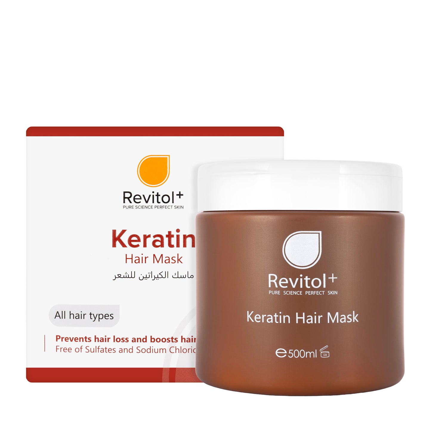 Revitol+ Keratin Hair Mask 500 Ml
