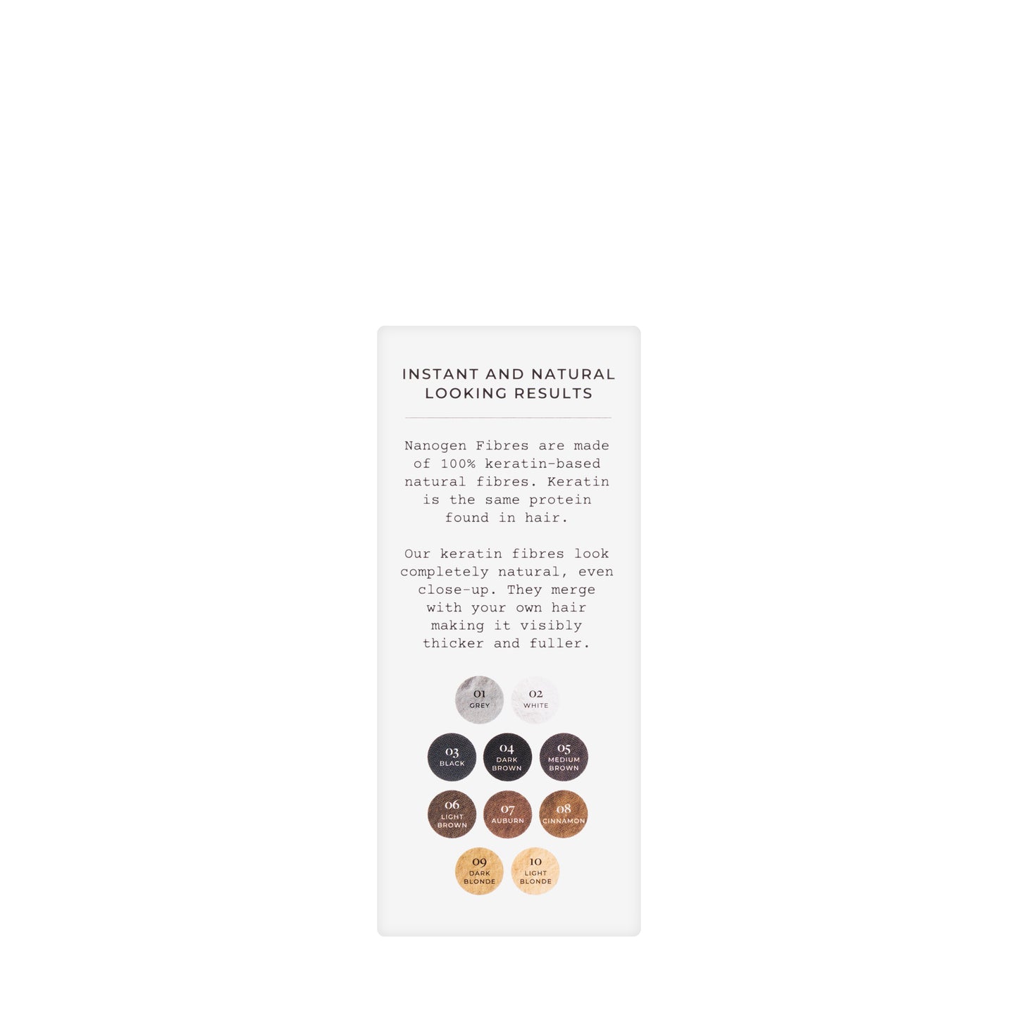 Nanogen Thickening Hair Fibres Dark Brown[04] 15 Gm