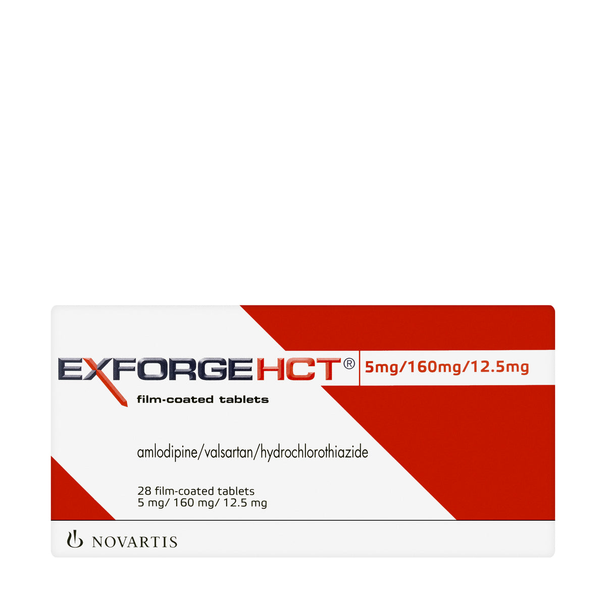 Exforge Hct 5/160/12.5Mg 28 Tablets