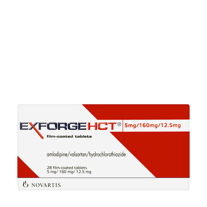 Exforge Hct 5/160/12.5Mg 28 Tablets