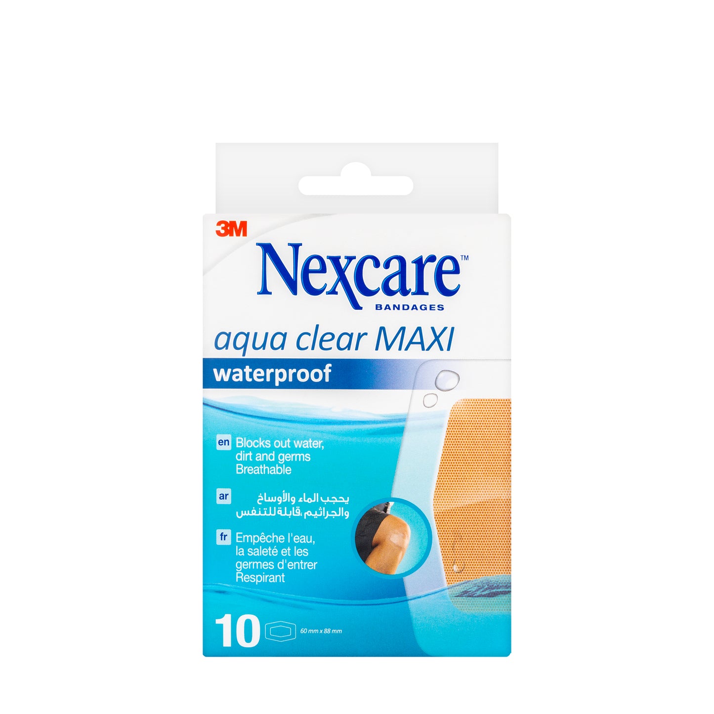 Nexcare Waterproof 60X89Mm (582-10D) 10 Pieces