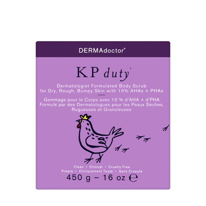 DERMAdoctor KP Duty Body Scrub with 10% AHAs + PHAs  473 ml