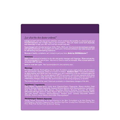 DERMAdoctor KP Duty Body Scrub with 10% AHAs + PHAs  473 ml