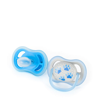 Avent [261/271] Silicone Translucent Soother 6-18 M  2 Pieces