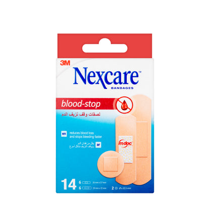 Nexcare Blood Stop Assorted (BS-14) 14 Pieces