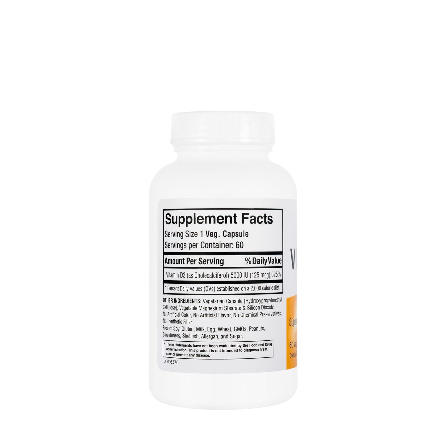 Pure Health Vitamin D3 5000 IU 60 Capsules