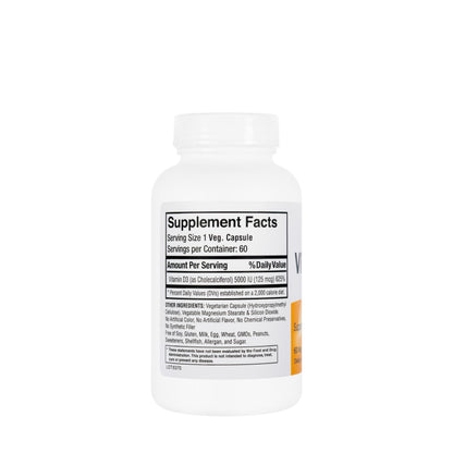 Pure Health Vitamin D3 5000 IU 60 Capsules