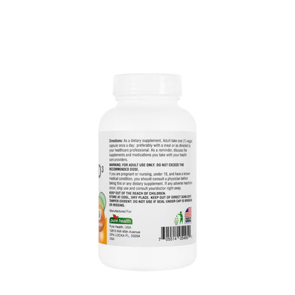 Pure Health Vitamin D3 5000 IU 60 Capsules