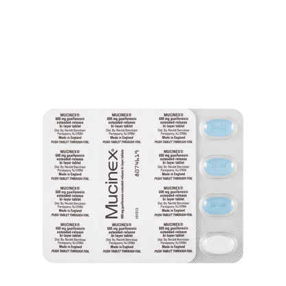 Mucinex 600Mg 20 Tablets