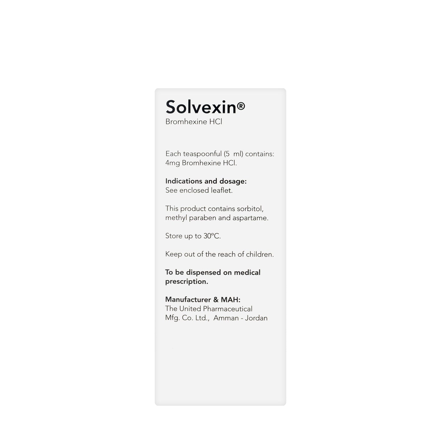 Solvexin Syrup 100Ml