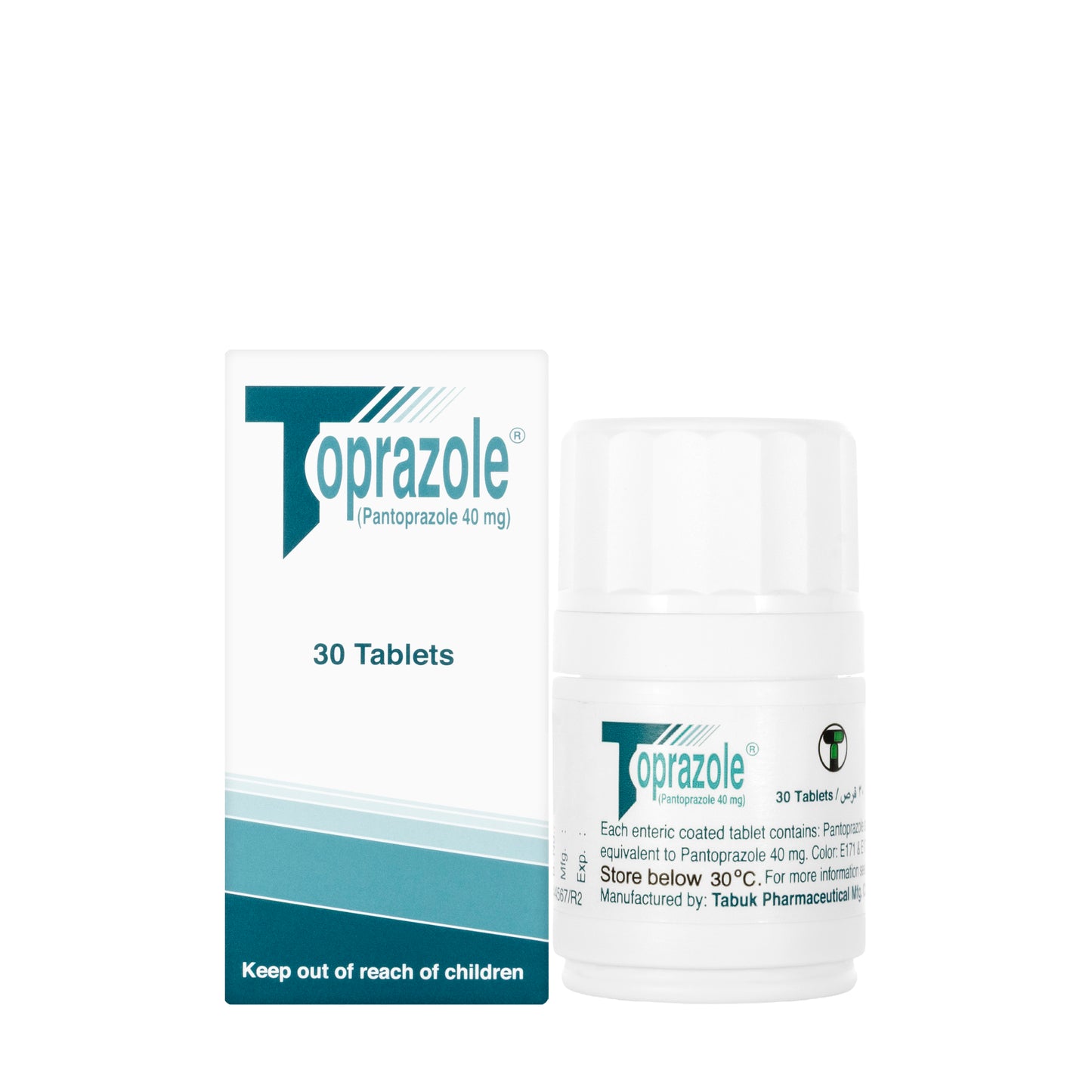Toprazole 40Mg 30 Tablets