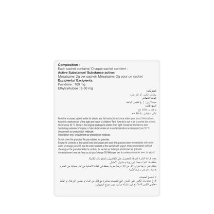 Pentasa Xtend 2Gm 60 Sachets