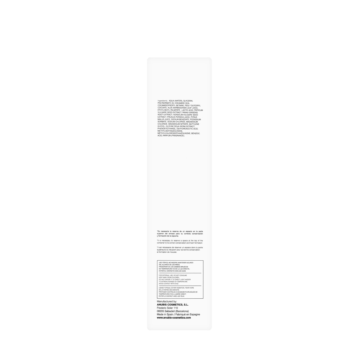 Anubis Excellence Aqua Mousse 200 Ml
