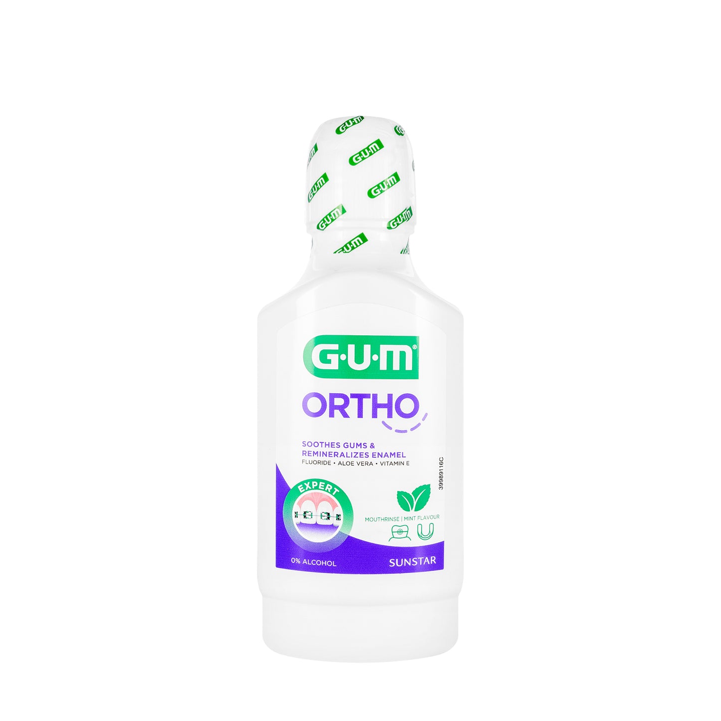 Gum Ortho Mouthwash 300 Ml 3090