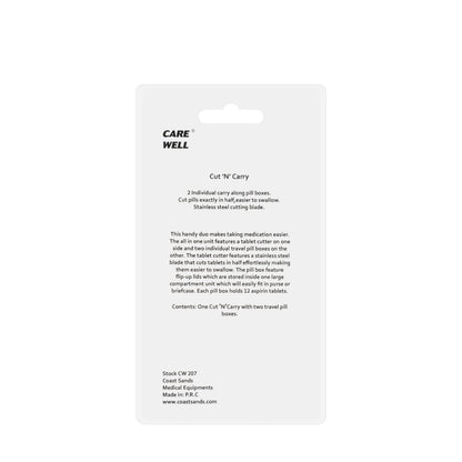 Care Well Cut-N-Carry With Removable Pill Boxes [207]