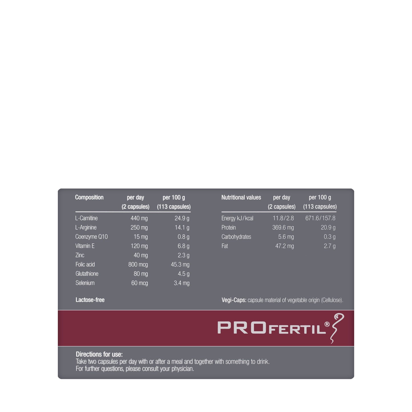Profertil 60 Capsules