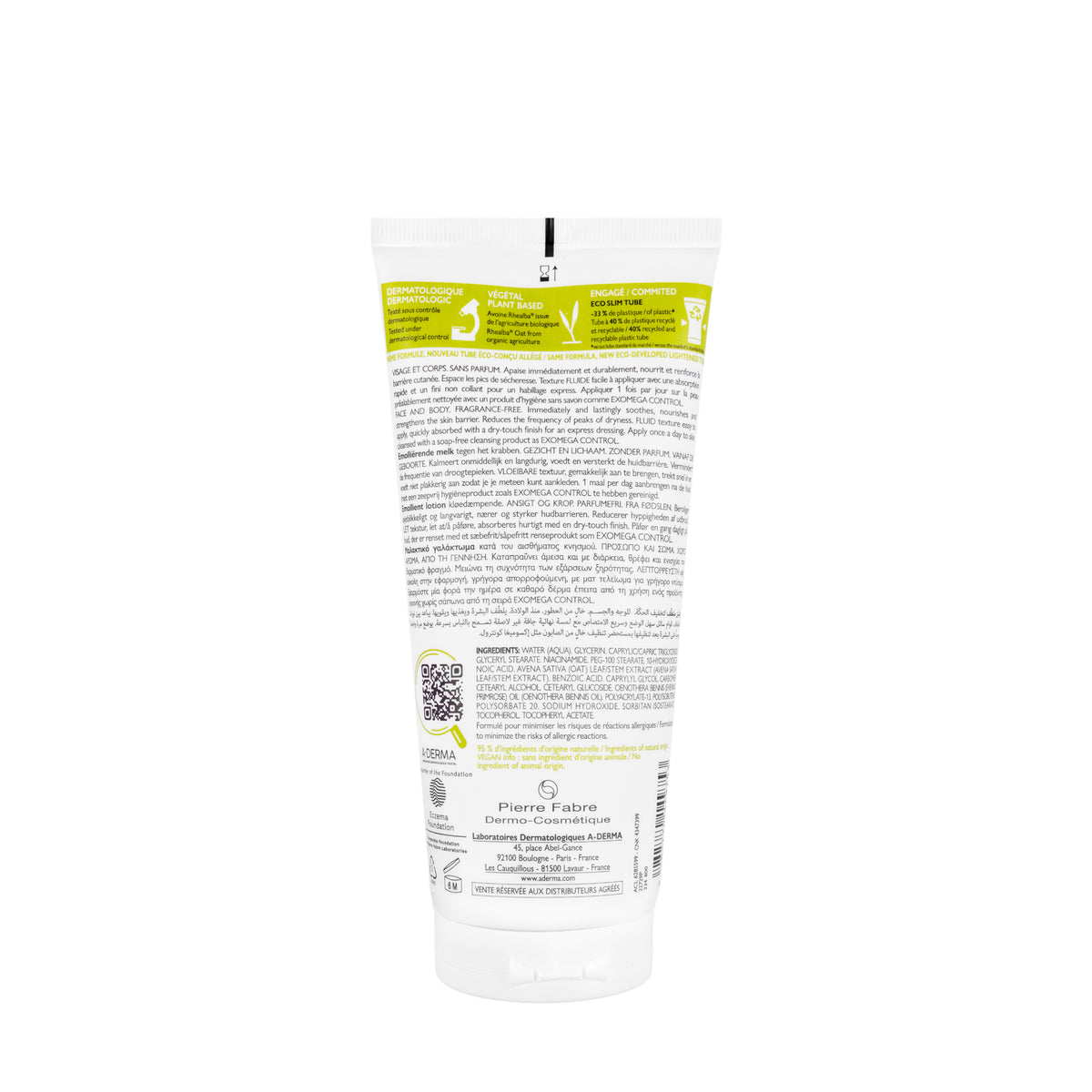 A-Derma Exomega EoMllient Lotion 200 Ml