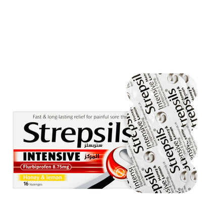 Strepsils Intensive Honey & Lemon 16 Lozenges