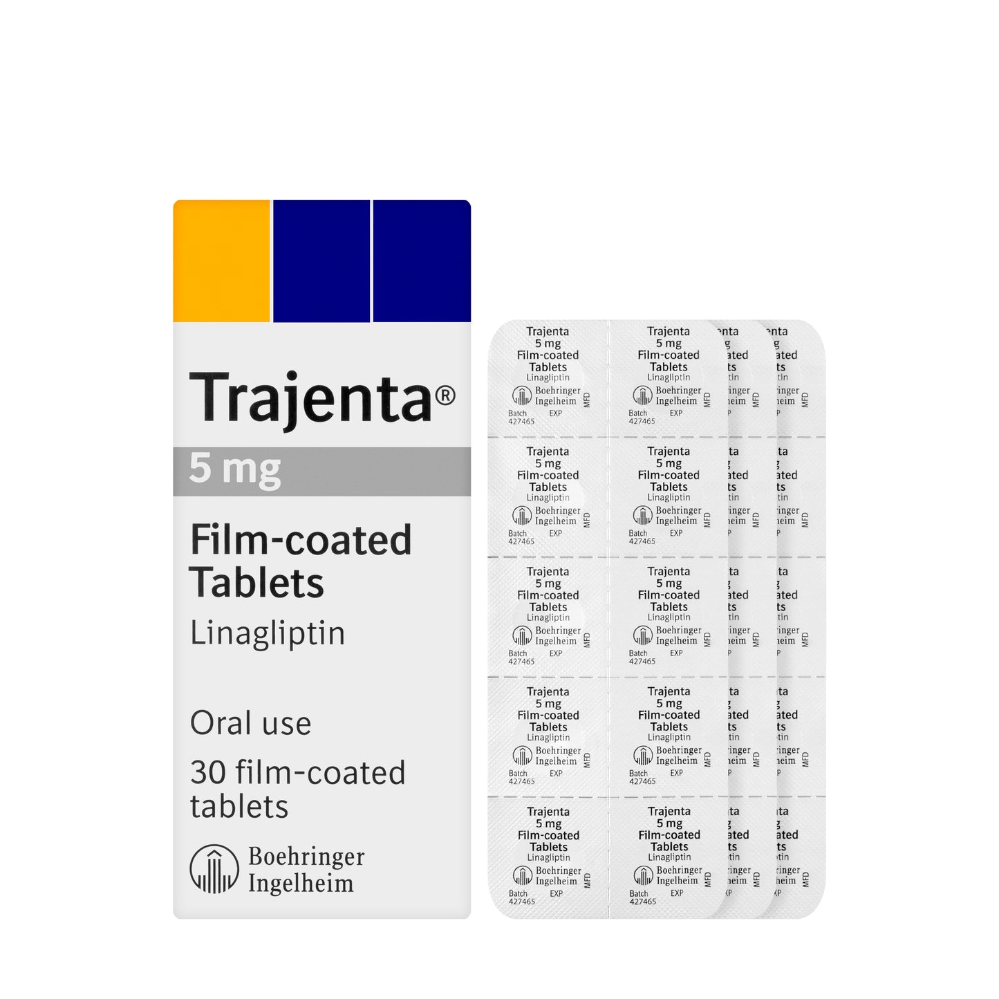 Trajenta 5Mg 30 Tablets