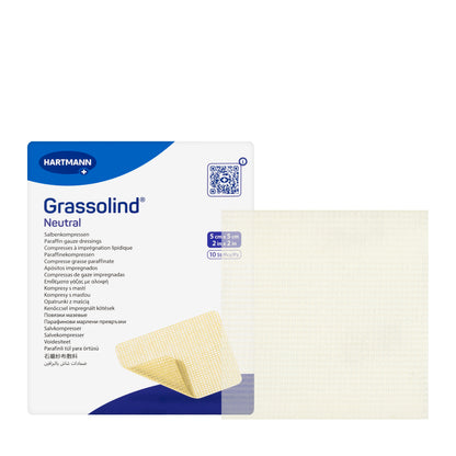 Hartmann Grassolind Neutral 5X5Cm 10 Pieces