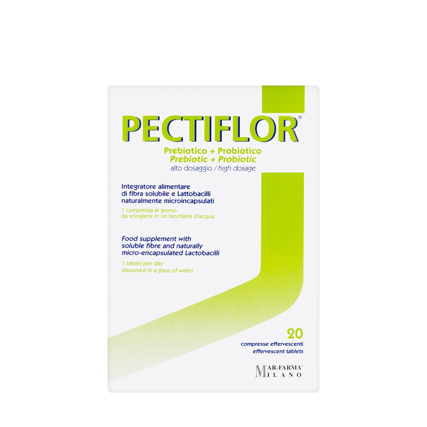 Pectiflor Prebiotic+Probiotic 20 Effervescent Tablets
